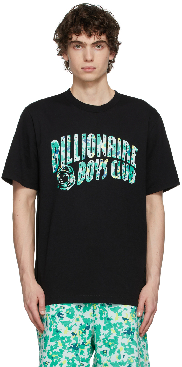 Billionaire Boys Club: Black Arch Logo T-Shirt | SSENSE