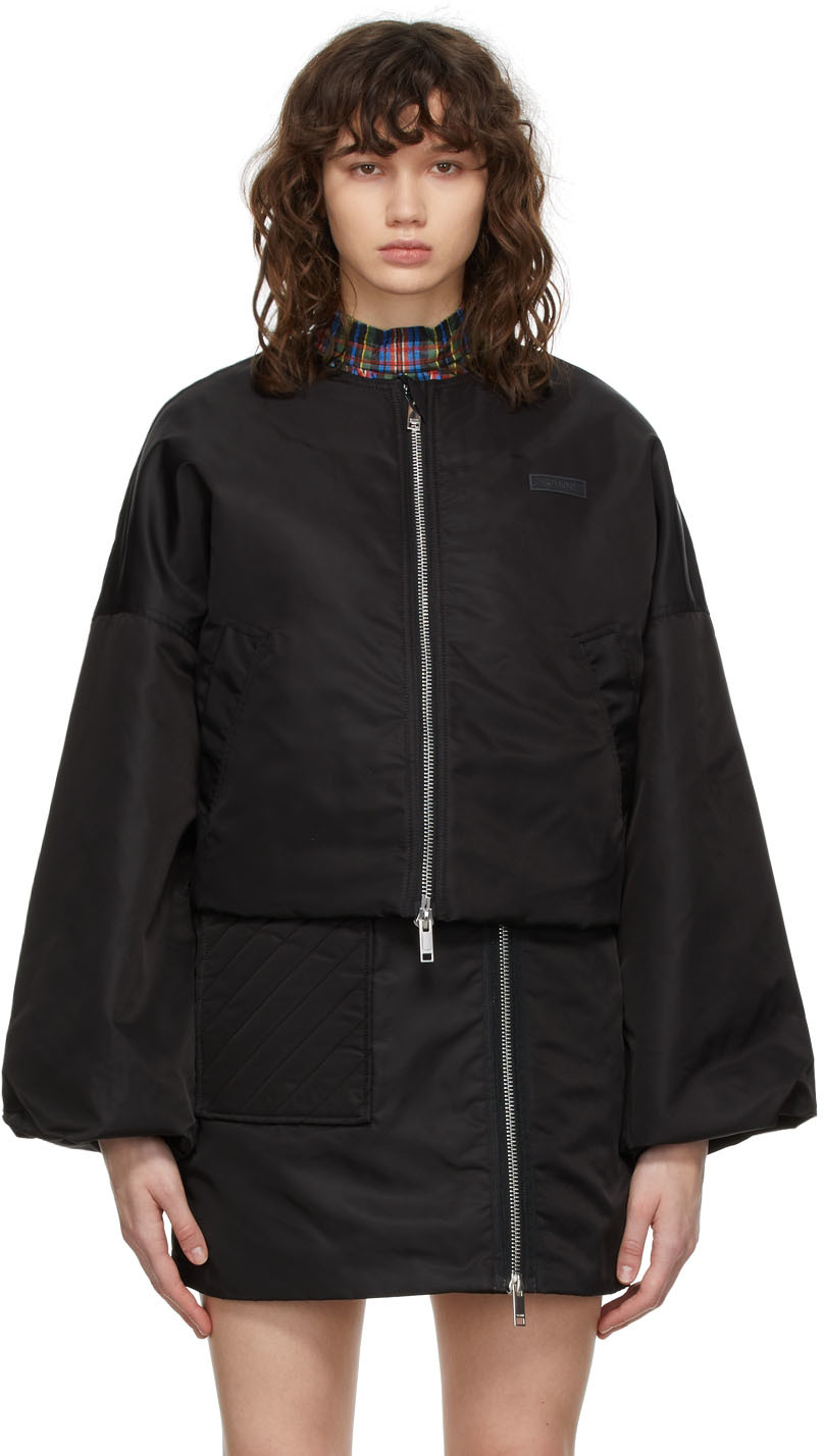 ganni nylon jacket