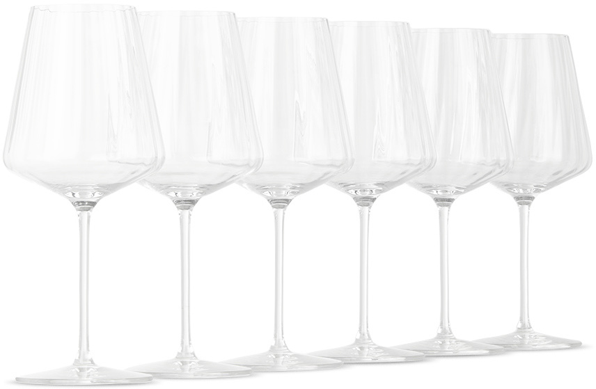 Georg Jensen Six-pack Bernadotte Red Wine Glasses In N/a