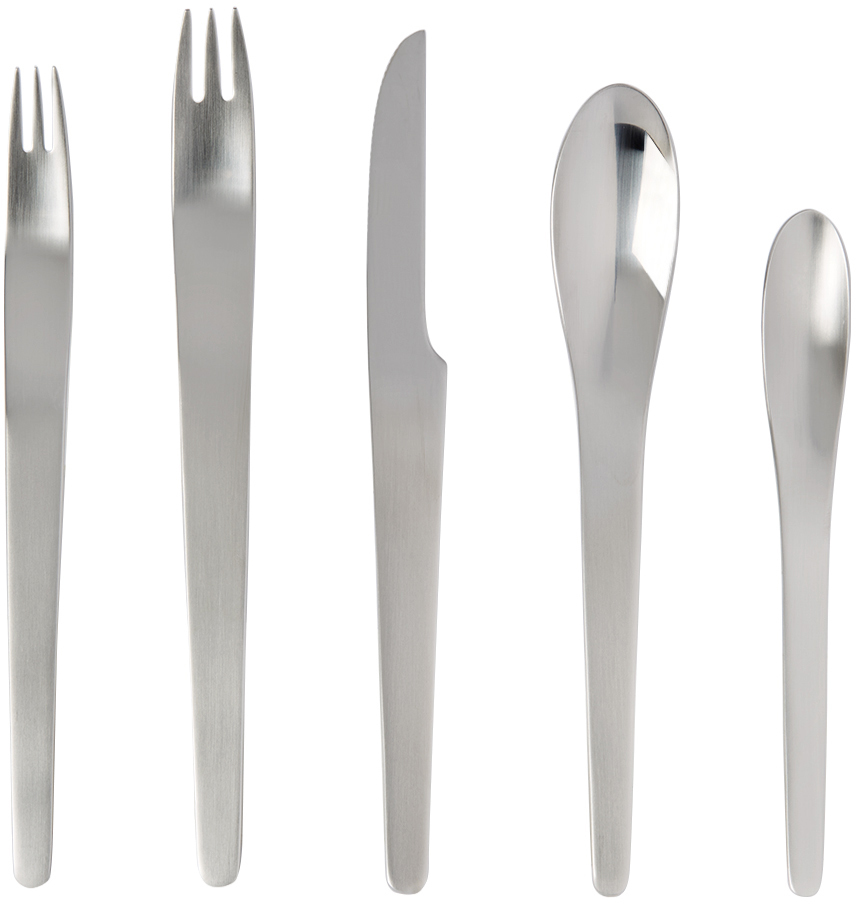 GEORG JENSEN SILVER ARNE JACOBSEN EDITION CUTLERY SET