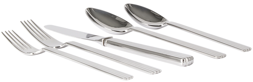 Georg Jensen Stainless Steel Bernadotte Cutlery Set In N/a