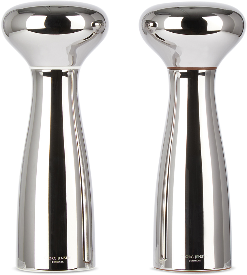 Georg Jensen Silver Alfredo Salt & Pepper Shaker In N/a