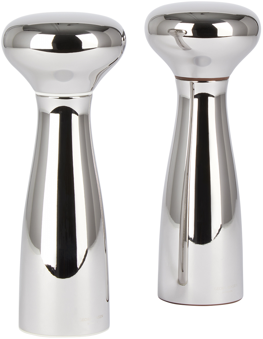 Georg Jensen Silver Alfredo Salt & Pepper Shaker In N/a