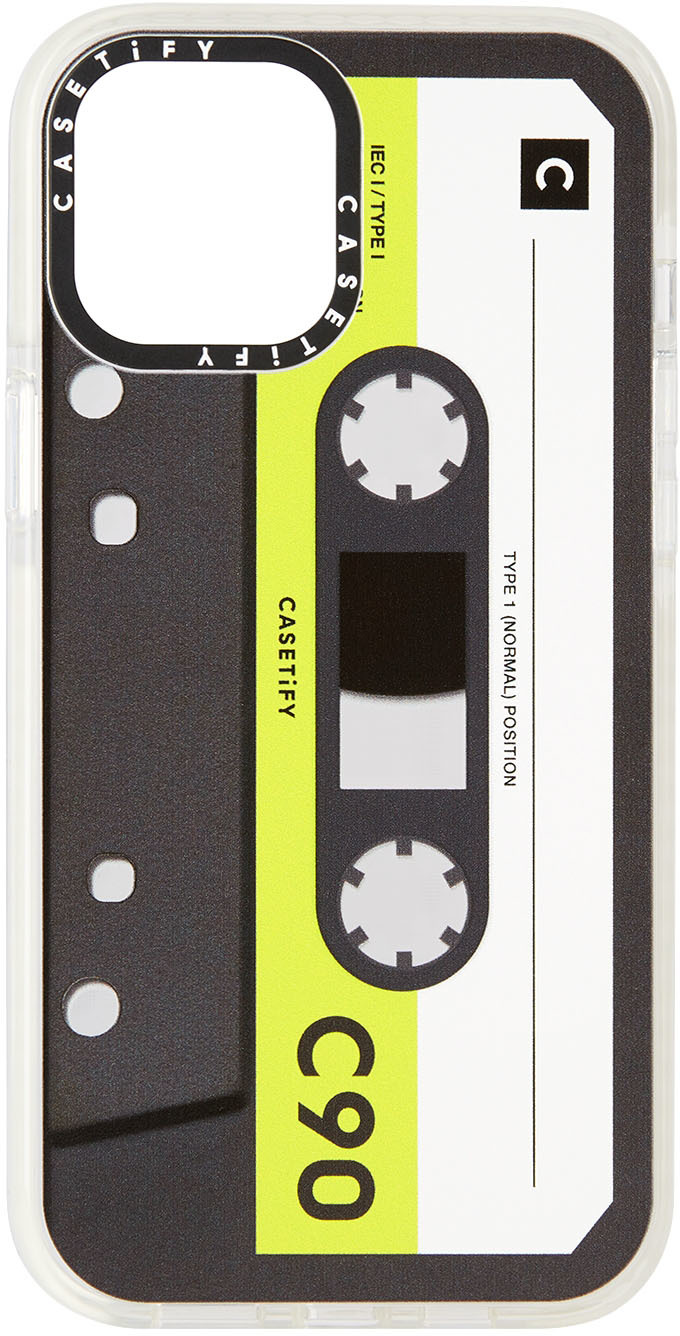 CASETiFY ブラック & グリーン Cassette iPhone 12 Pro Max ケース