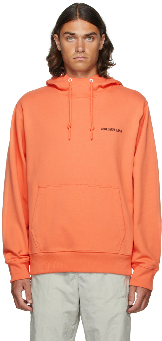 Orange helmut 2025 lang hoodie