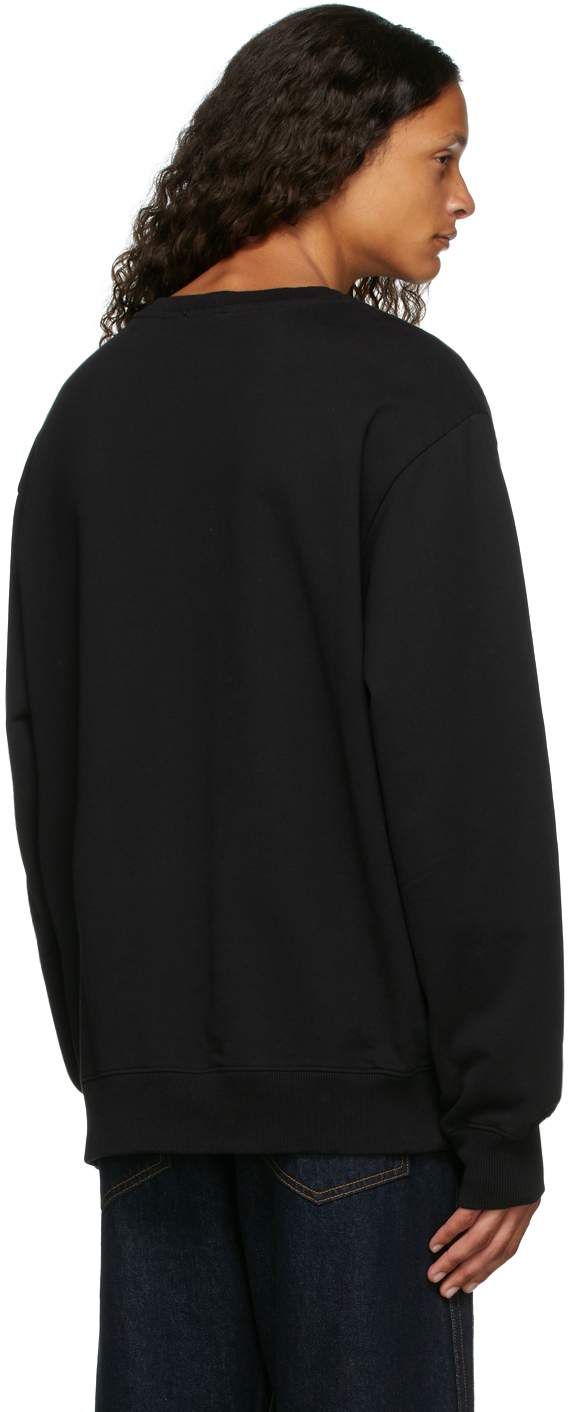 Helmut Lang Black Layer Logo Sweatshirt | Smart Closet