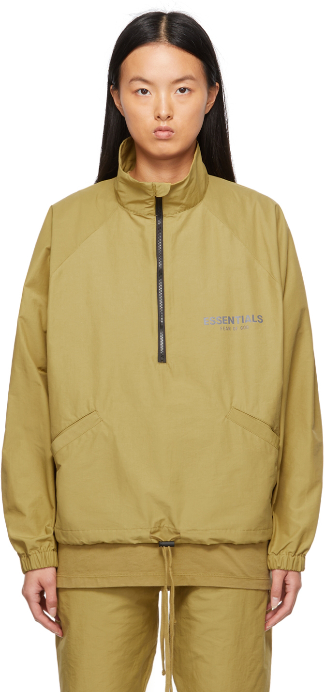 half zip track jacket