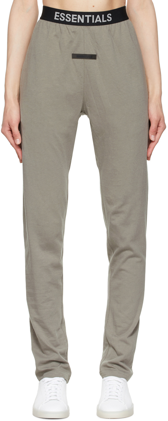 Grey Logo Lounge Pants by Fear of God ESSENTIALS on Sale
