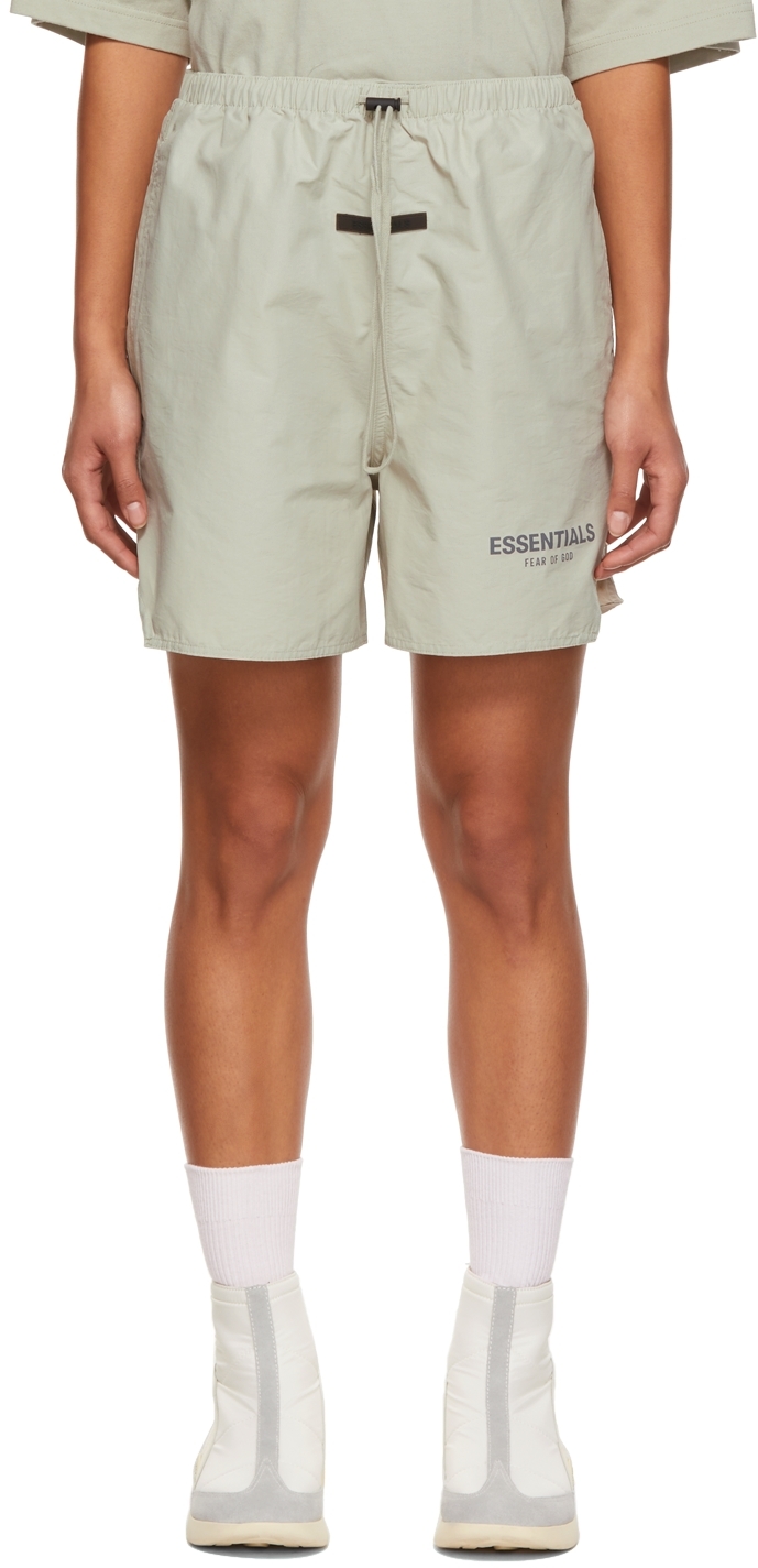 Essentials SSENSE Exclusive Green Volley Shorts