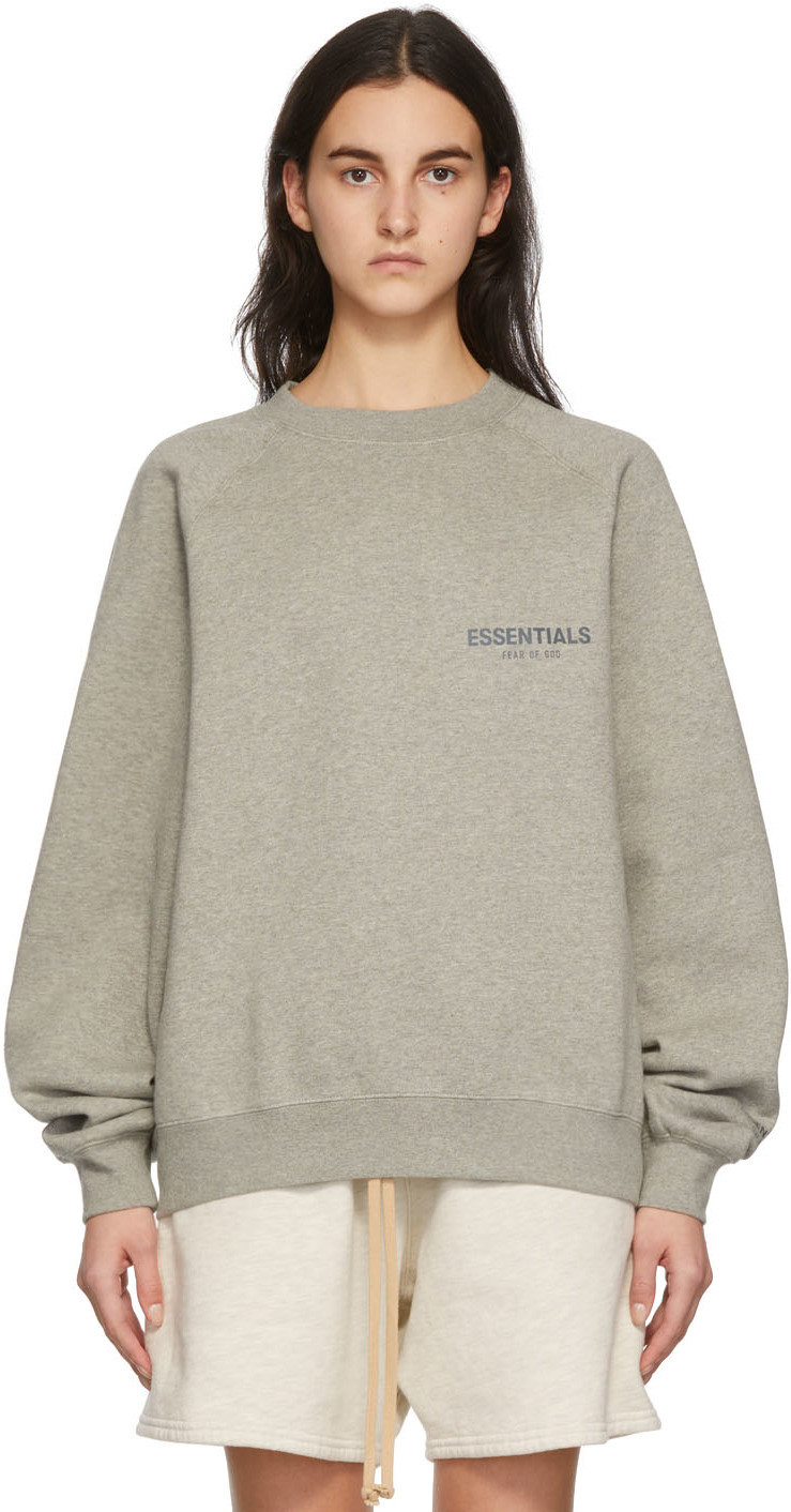 grey essentials sweatshirt