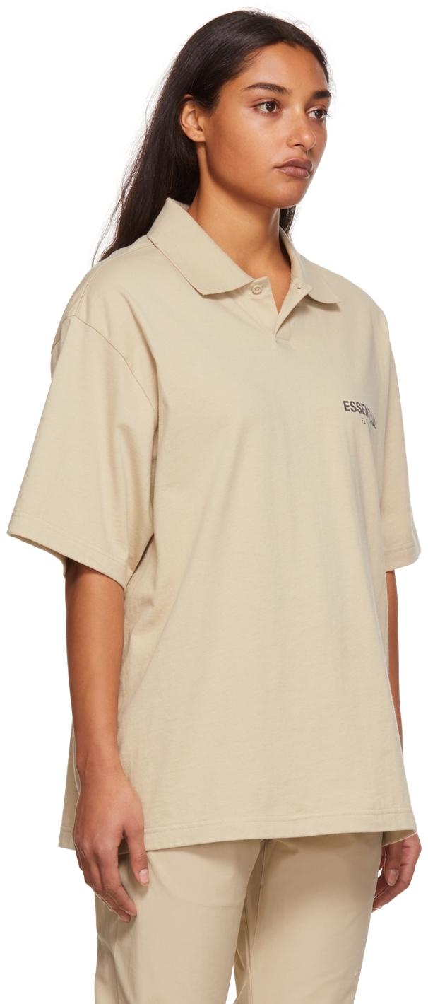 Essentials SSENSE Exclusive Beige Jersey Polo | Smart Closet