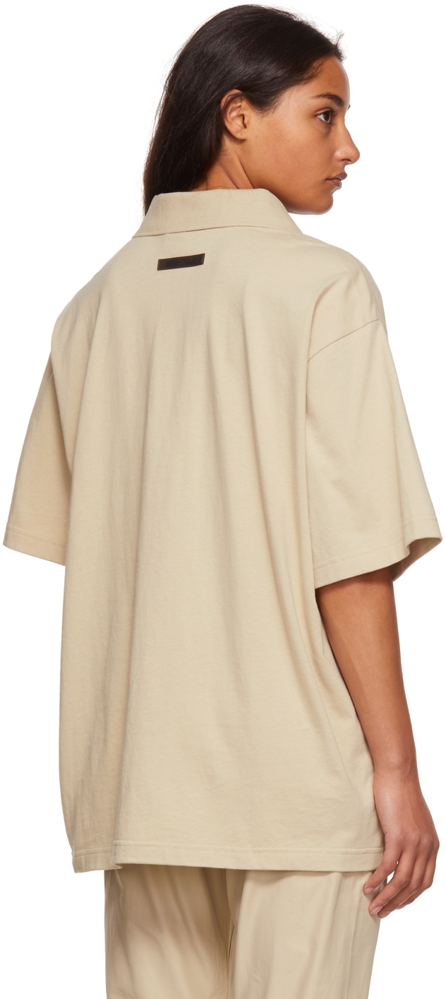 Essentials SSENSE Exclusive Beige Jersey Polo | Smart Closet