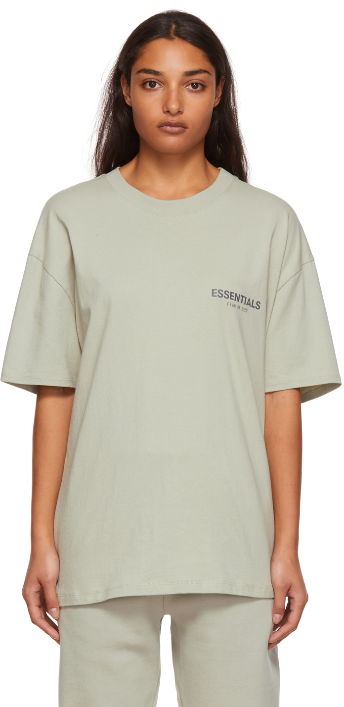 essentials t shirt green