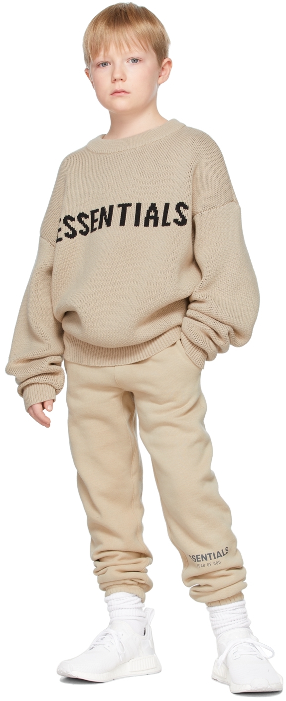 Essentials SSENSE Exclusive Kids Beige Pullover Sweater