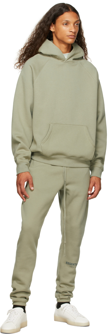 Essentials Khaki Fleece Lounge Pants | Smart Closet