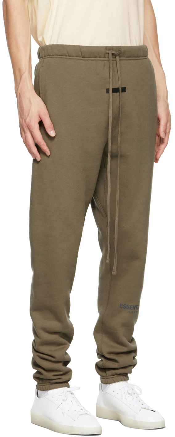 Essentials Taupe Fleece Lounge Pants | Smart Closet