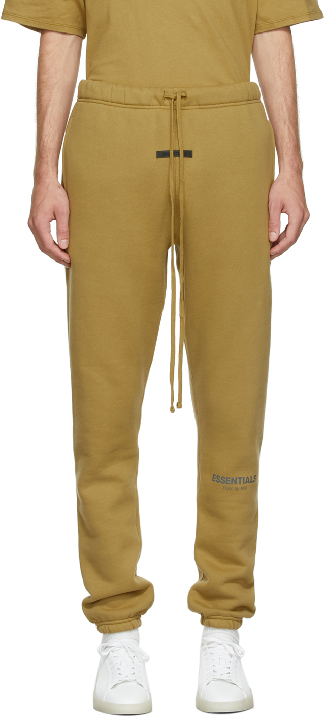 Essentials Khaki Fleece Lounge Pants