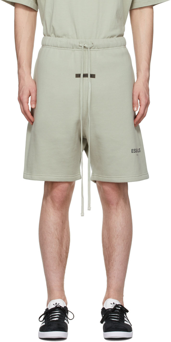 Essentials SSENSE Exclusive Green Fleece Sweat Shorts