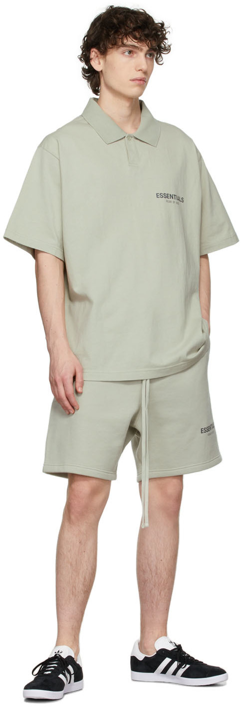 Essentials SSENSE Exclusive Green Fleece Sweat Shorts | Smart Closet