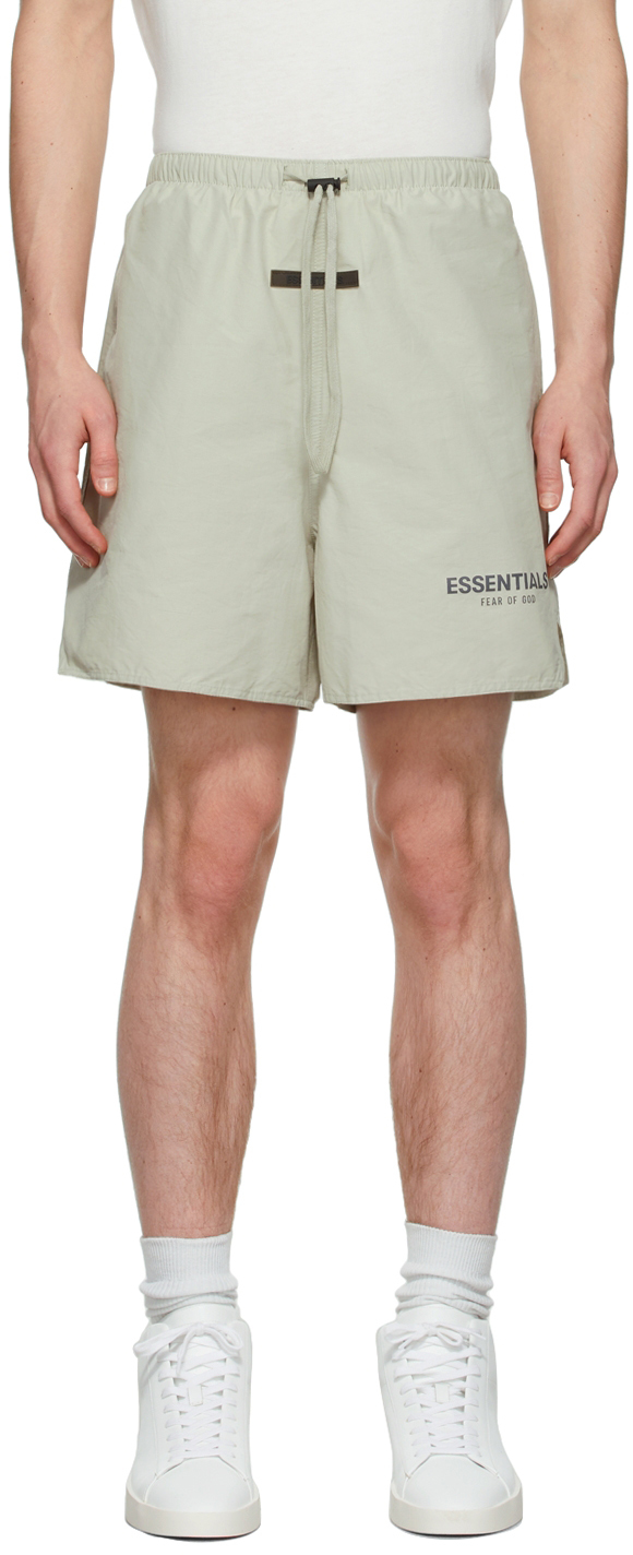 Essentials SSENSE Exclusive Green Volley Shorts