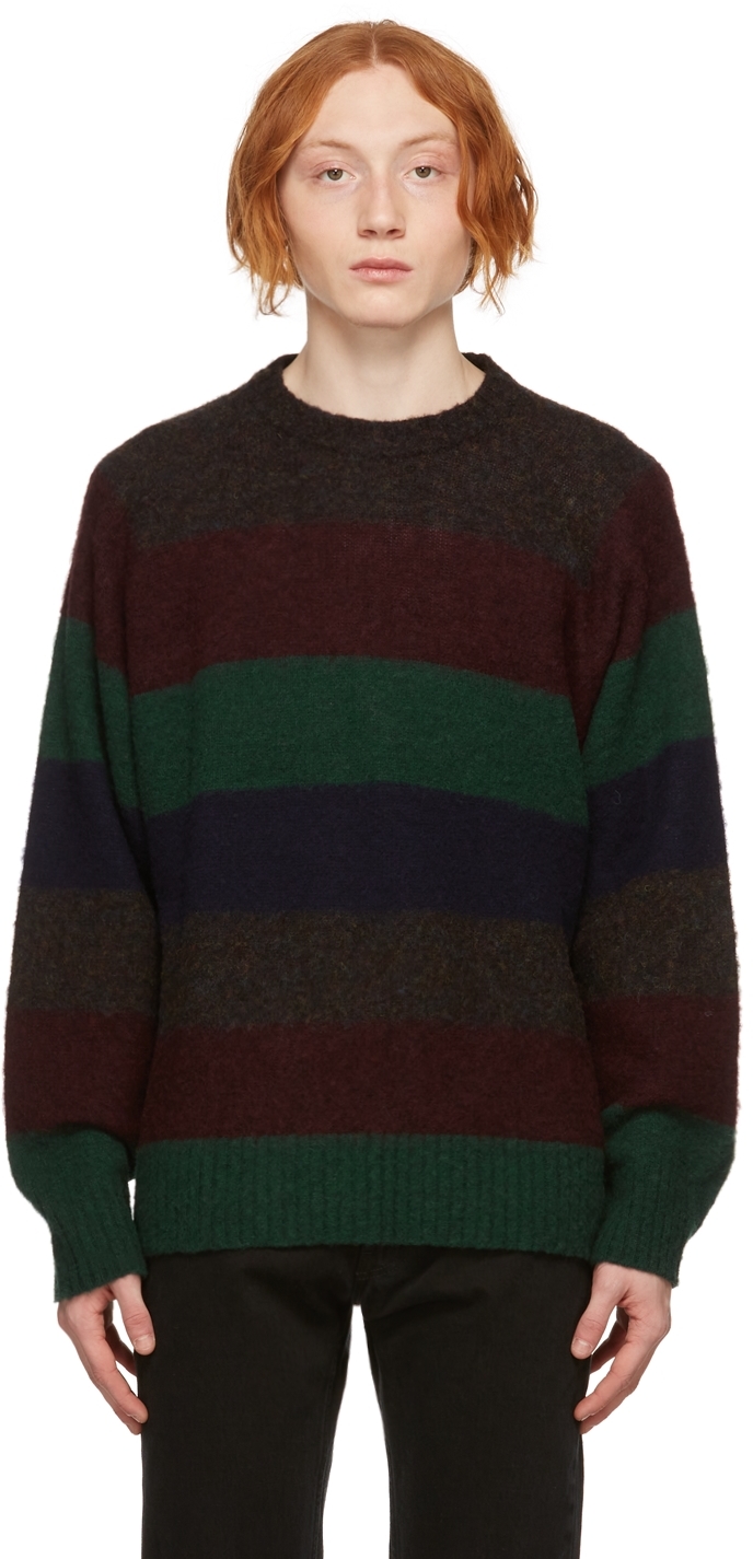 Multicolor Stripe Suedehead Sweater