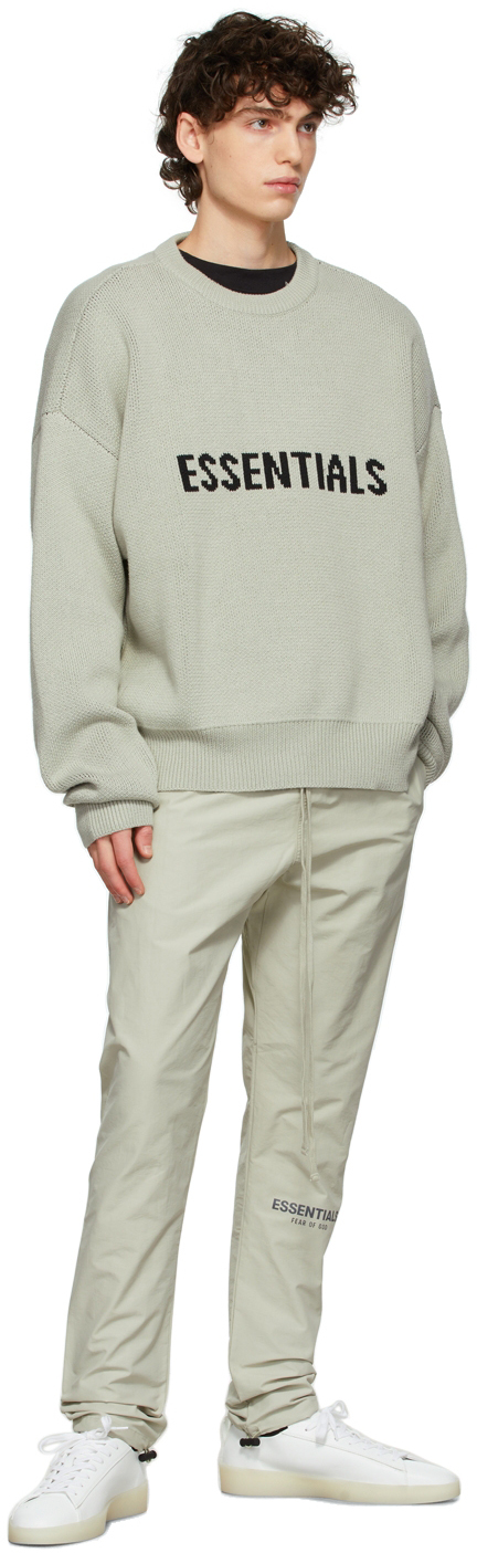 Essentials SSENSE Exclusive Green Knit Pullover Sweater | Smart Closet