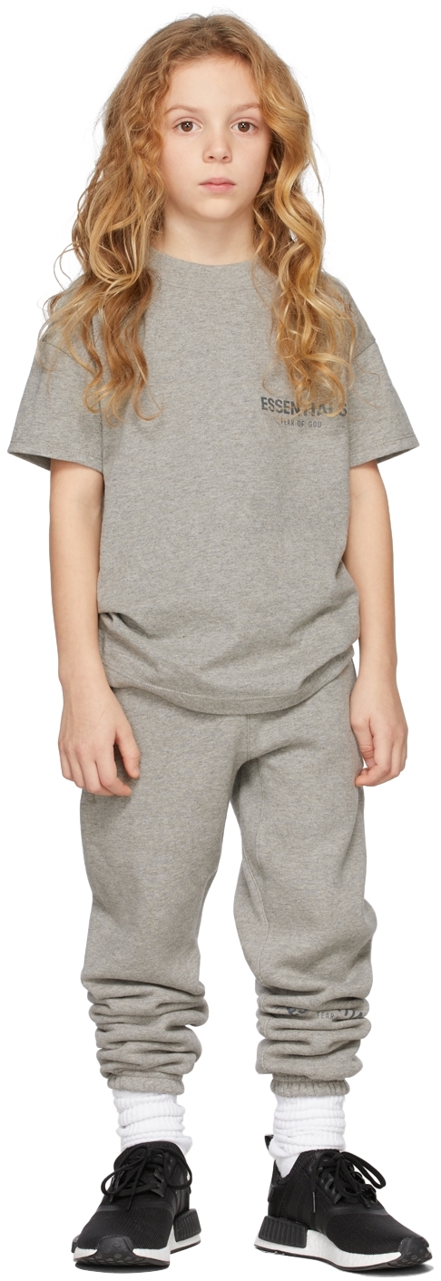 Essentials Kids Grey Jersey T-Shirt
