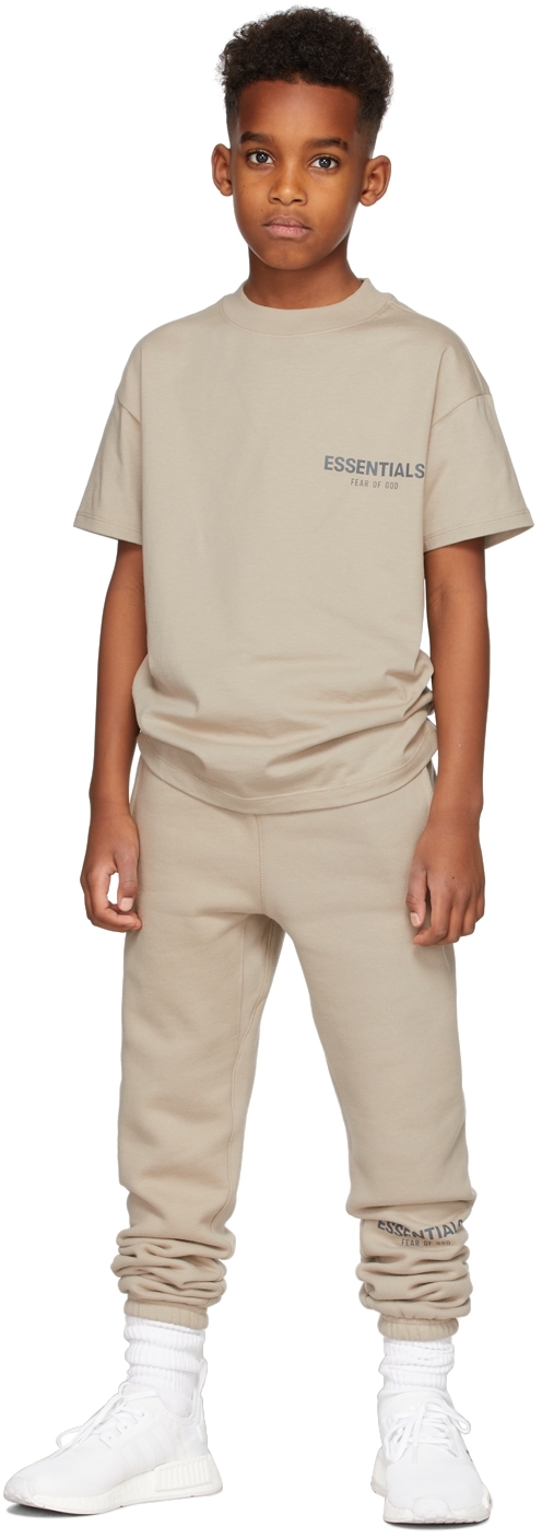 Essentials Kids Tan Jersey T-Shirt