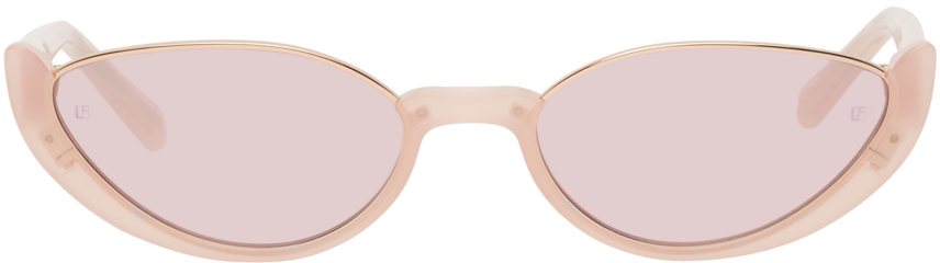 Linda Farrow Pink Ralph & Russo Edition Robyn Cat-Eye Sunglasses