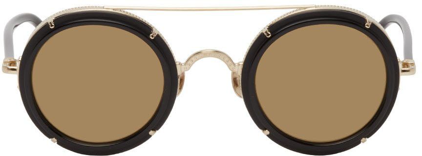 Matsuda Black & Gold M3080 Sunglasses | Smart Closet