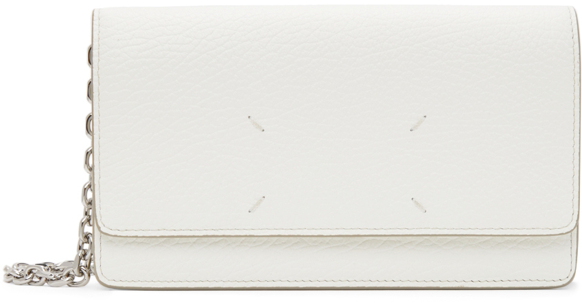 Maison Margiela White Chain Wallet Bag | Smart Closet