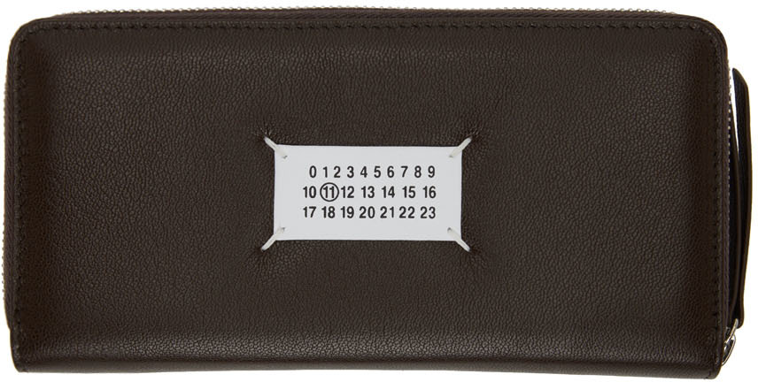 Brown Zip-Around Wallet