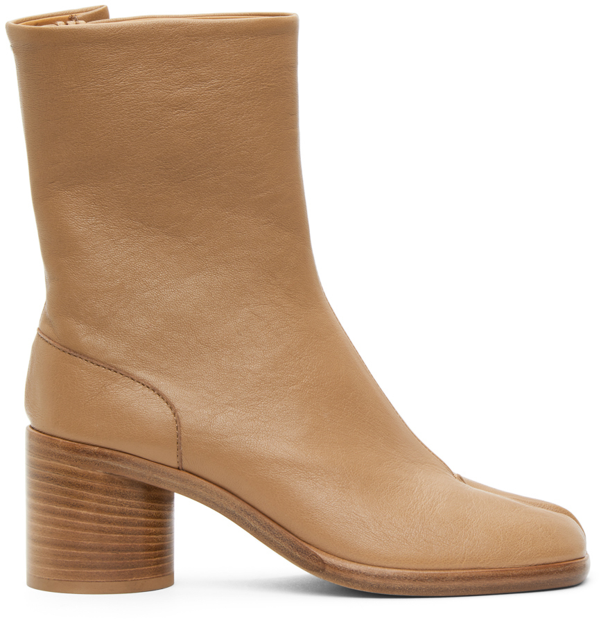 Maison Margiela: タン Vintage Tabi 足袋 ミ 