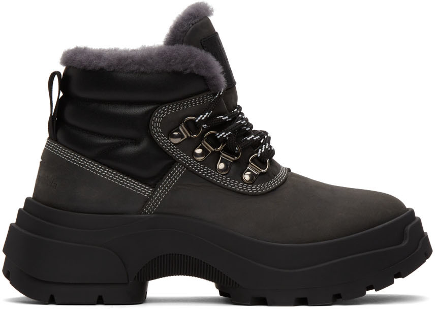 margiela shearling boots