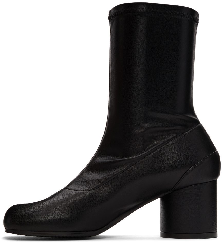 Maison Margiela Black Tabi Sock Ankle Boots | Smart Closet