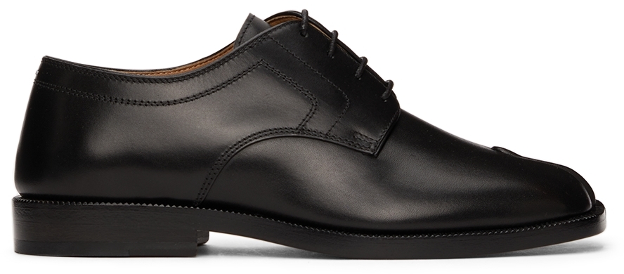 SSENSE Men Shoes Flat Shoes Formal Shoes Black Tabi Derbys 