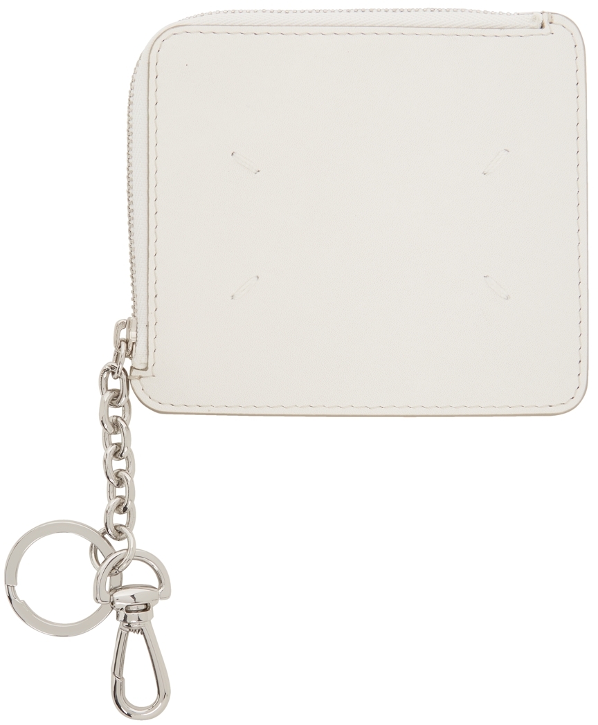 Maison Margiela Off-White Keychain Coin Purse Card Holder | Smart