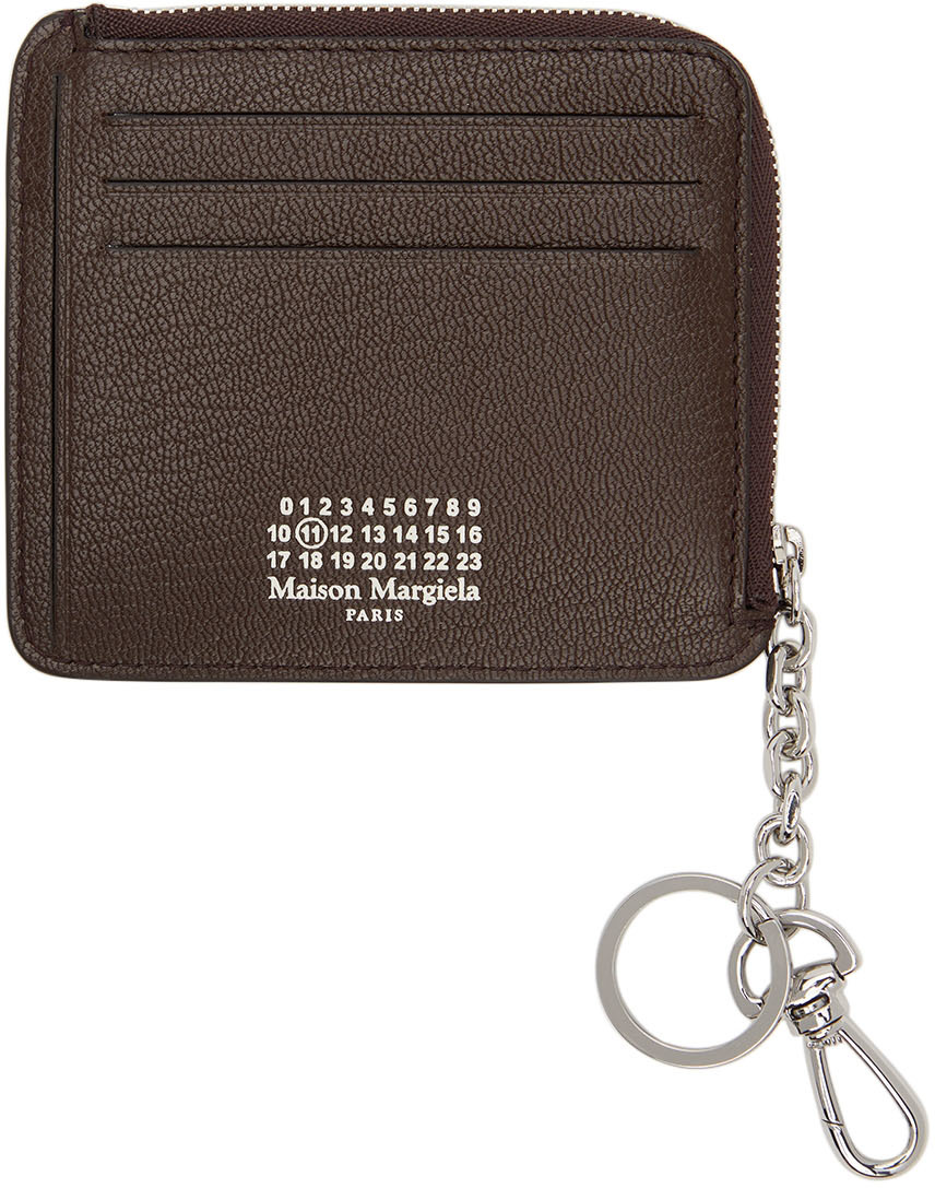 Maison Margiela Brown Keychain Wallet | Smart Closet