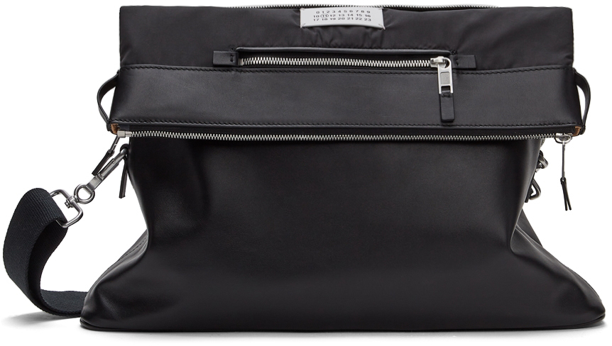 Maison Margiela: Black XL 5AC Bag | SSENSE UK