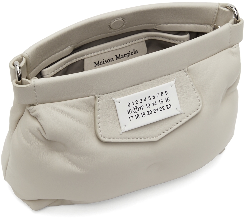 Maison Margiela Glam Slam Sport Flat Pocket Bag in Greige