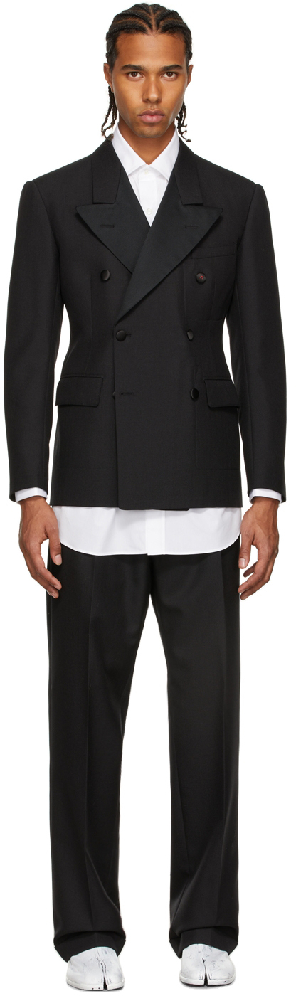 Maison Margiela Black Wool Suit