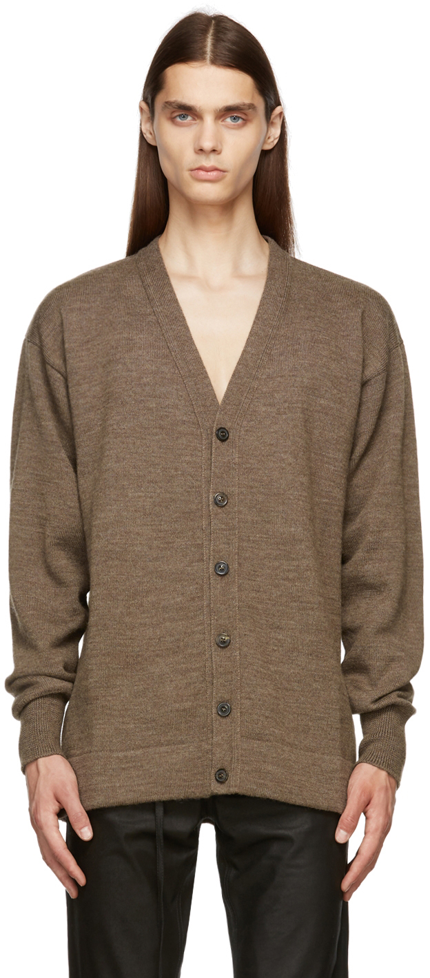 Brown Elbow Patch Cardigan