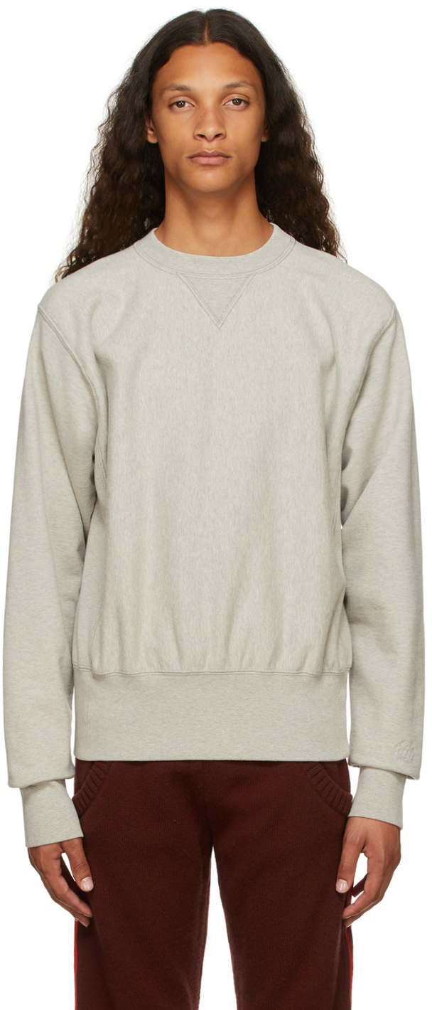 Grey Shrunken Sweatshirt