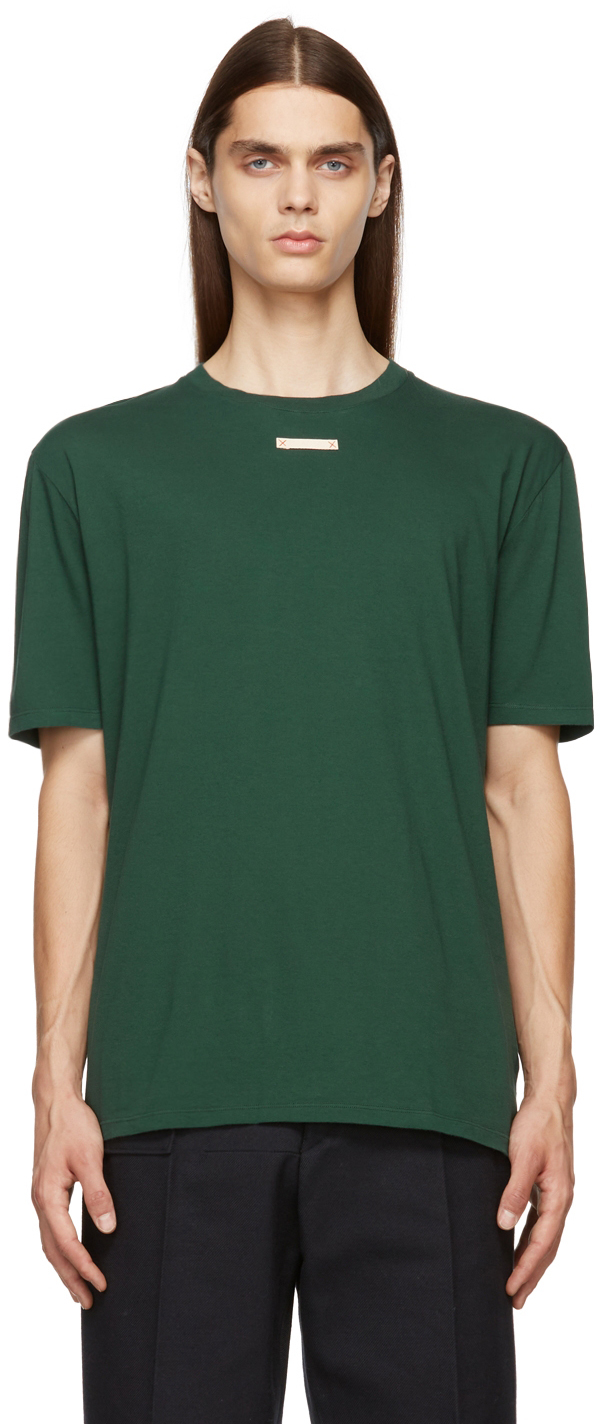 Green Jersey T-Shirt by Maison Margiela on Sale