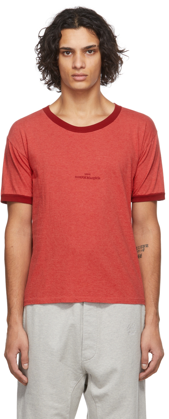 Maison Margiela Red Logo T-Shirt