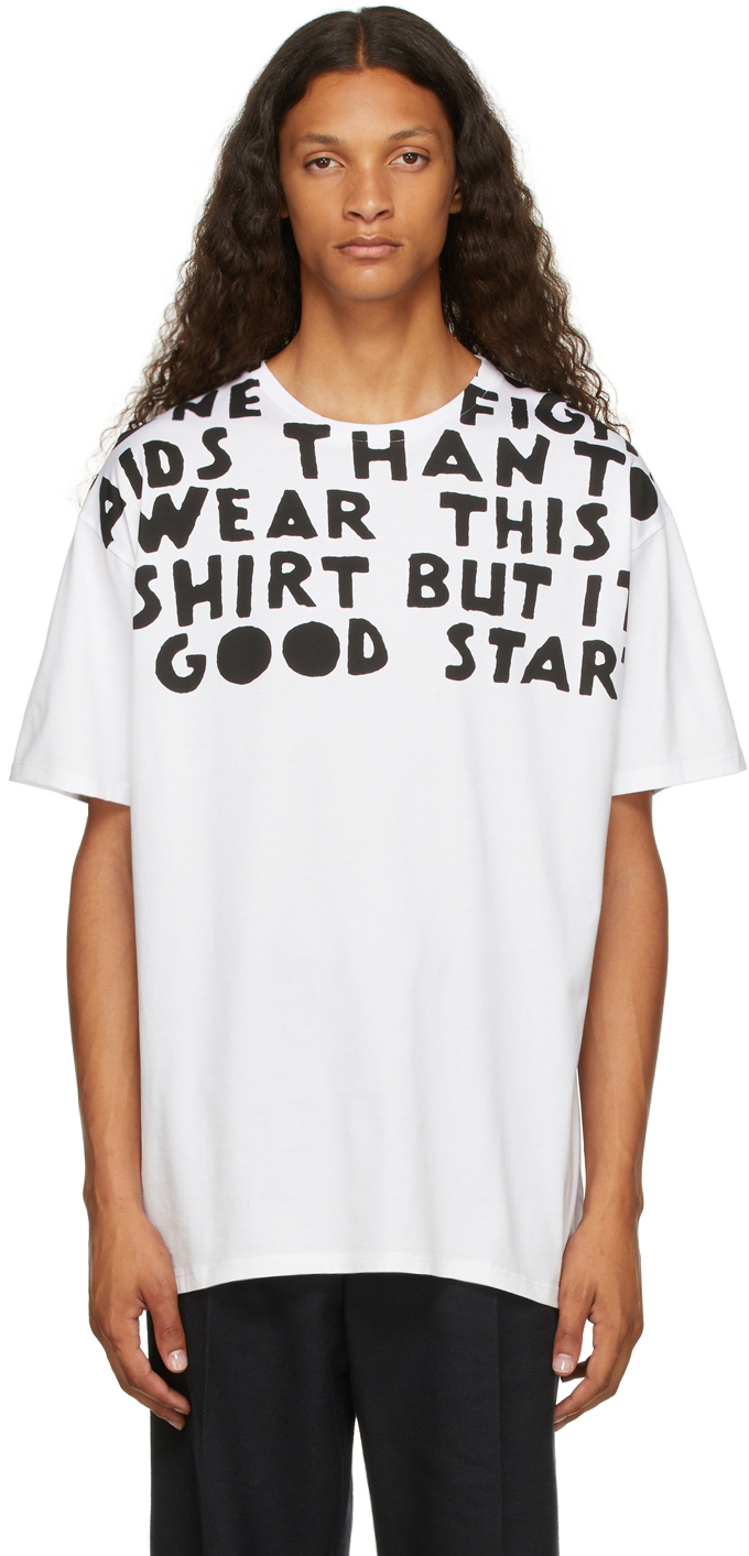 AIDES France Edition Charity T-Shirt by Maison Margiela on Sale