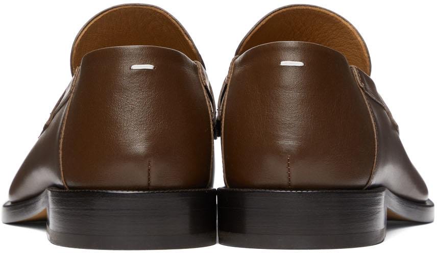 Maison Margiela Brown Tabi loafers | Smart Closet