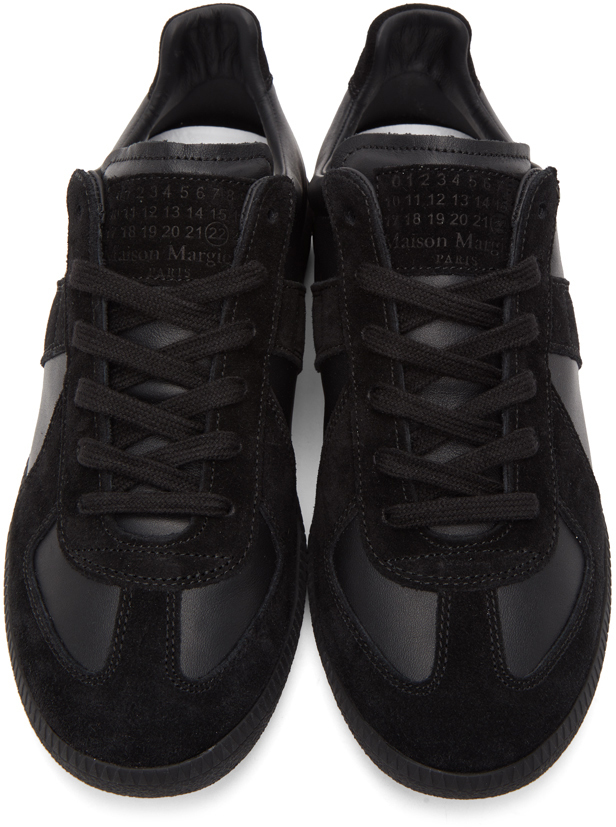 Maison Margiela Black Replica Sneakers | Smart Closet