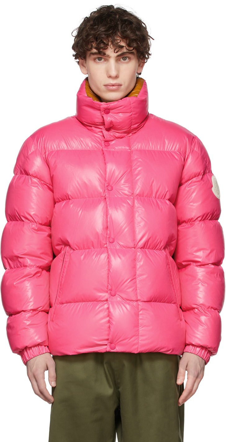 Moncler Genius Synthetic 2 Moncler 1952 Lahemaa Parka in Pink White Womens Jackets Moncler Genius Jackets 