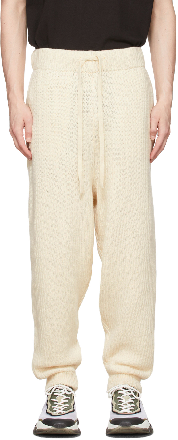 Moncler Genius 2 Moncler 1952 Off-White Cashmere & Wool Lounge Pants